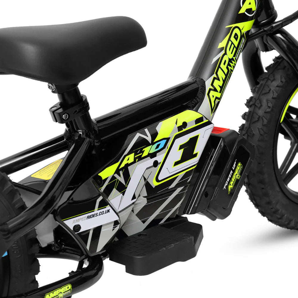 Amped A10 - Electric Balance Bike - Black