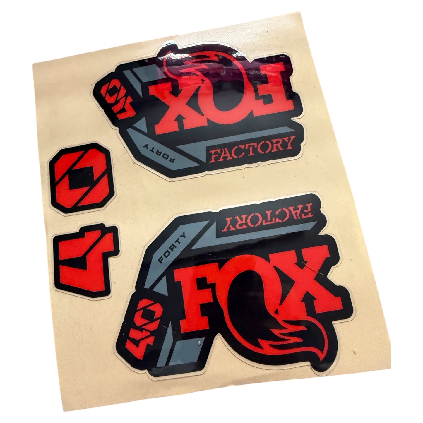 Fox 40 Fork Decals