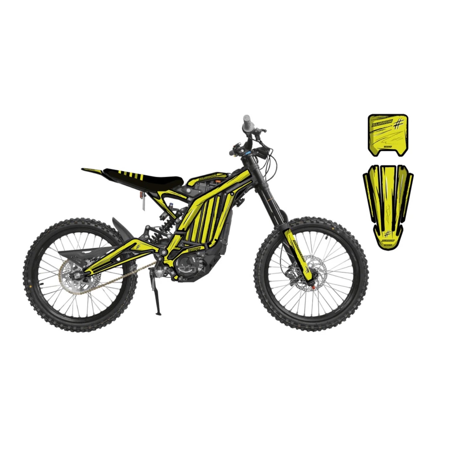 Surron 'Sketch Lemon' Graphics Kit