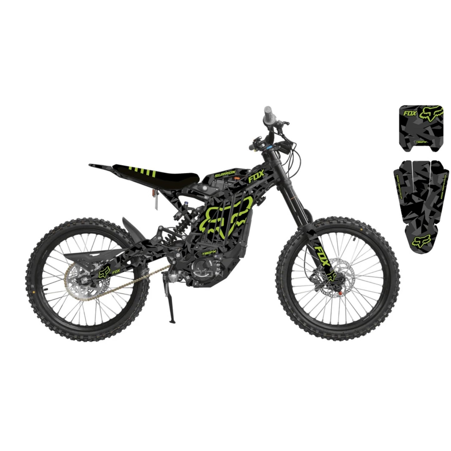 Surron 'URBAN CAMO' Green Graphics Kit