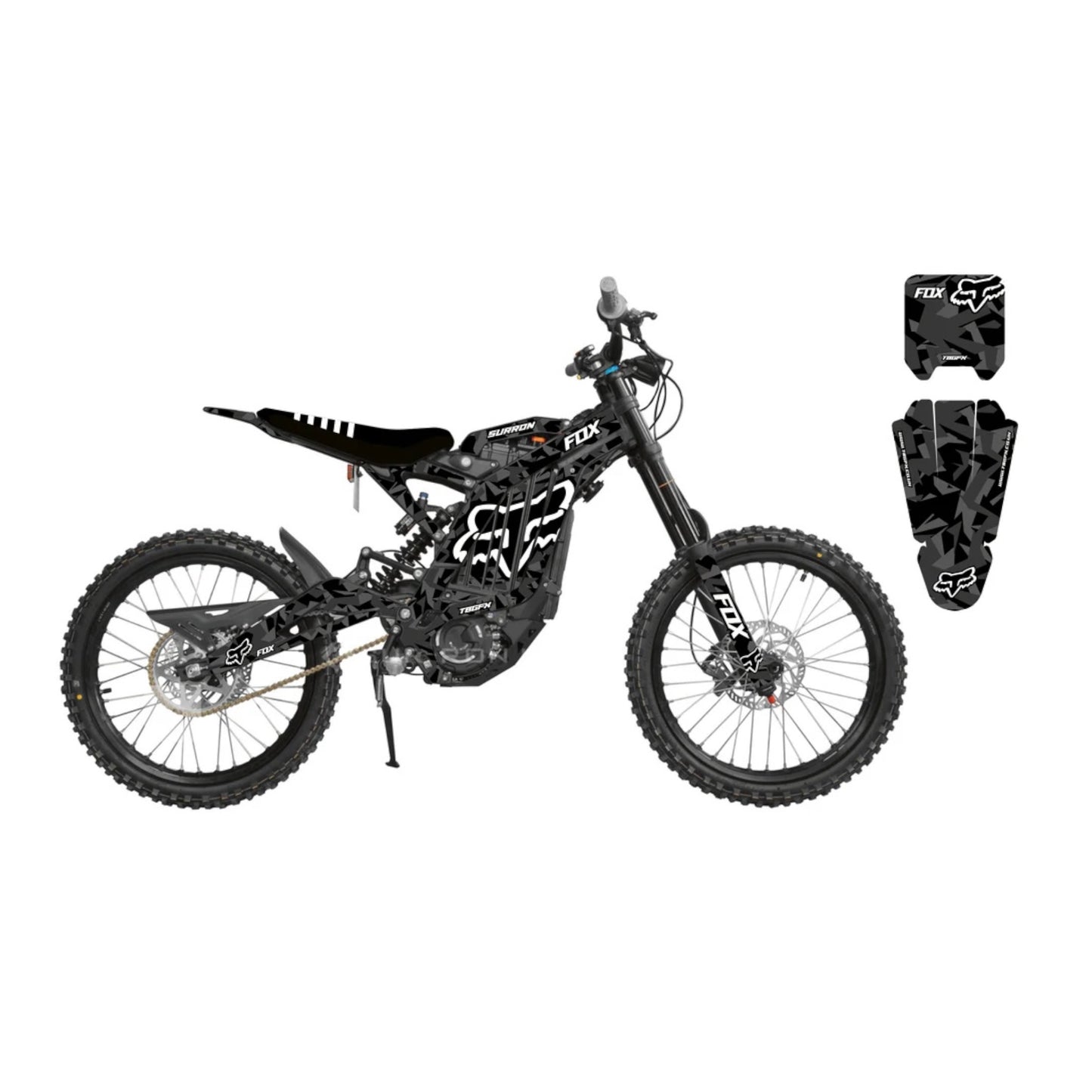 Surron 'URBAN CAMO' White Graphics Kit