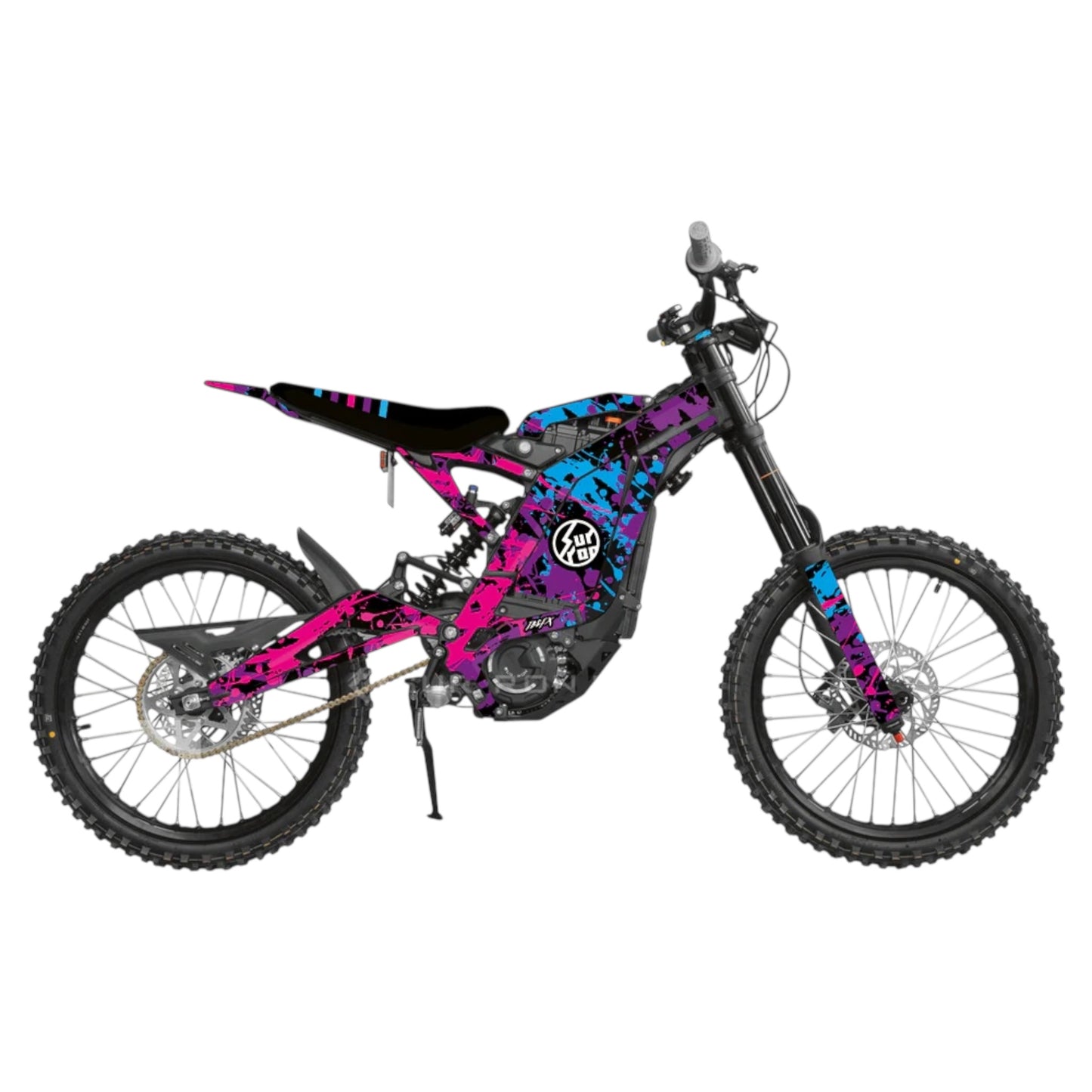 Surron 'SPLATTER' BLUE/PINK/PURPLE Graphics Kit