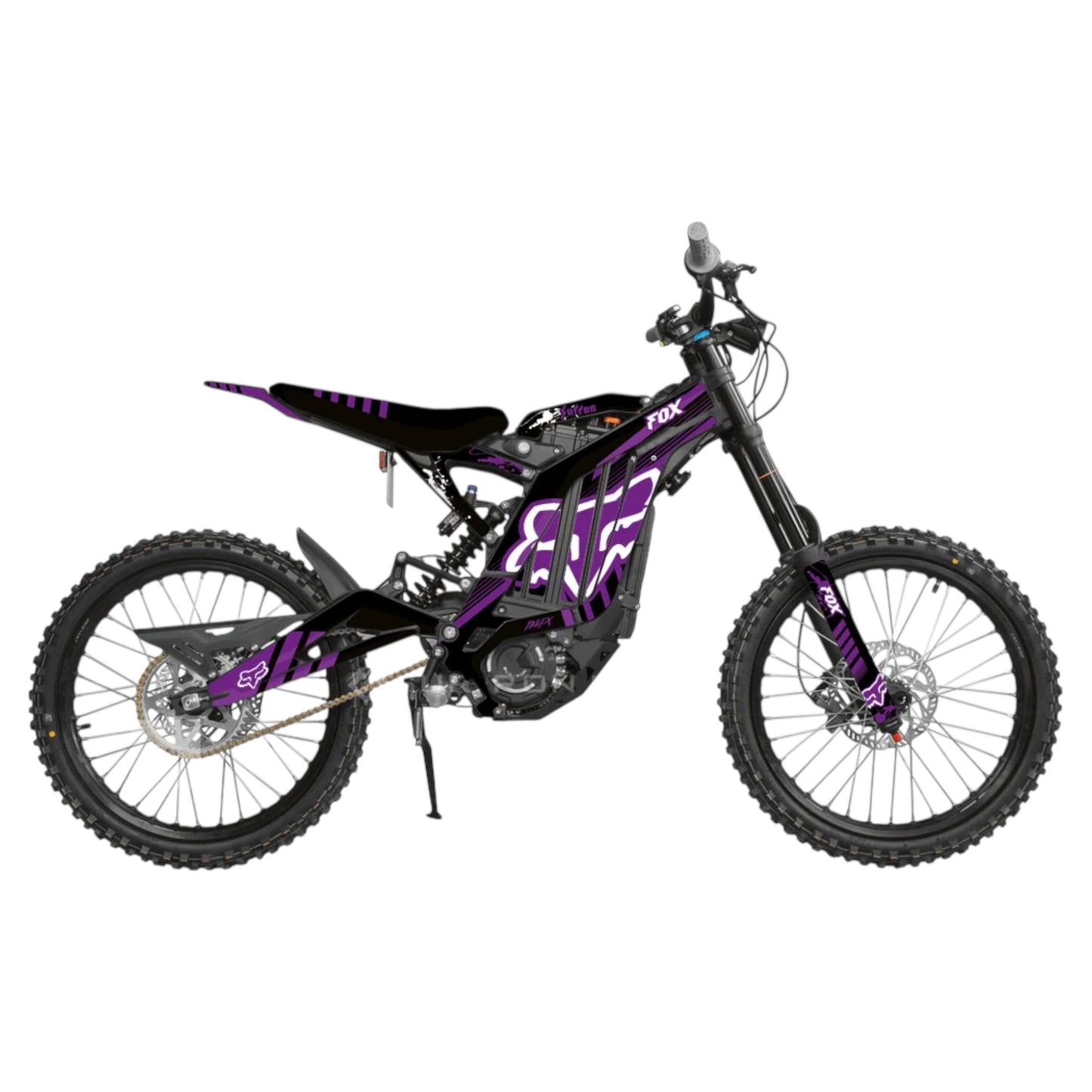 Surron 'OG FOX ' BLACK/PURPLE Graphics Kit
