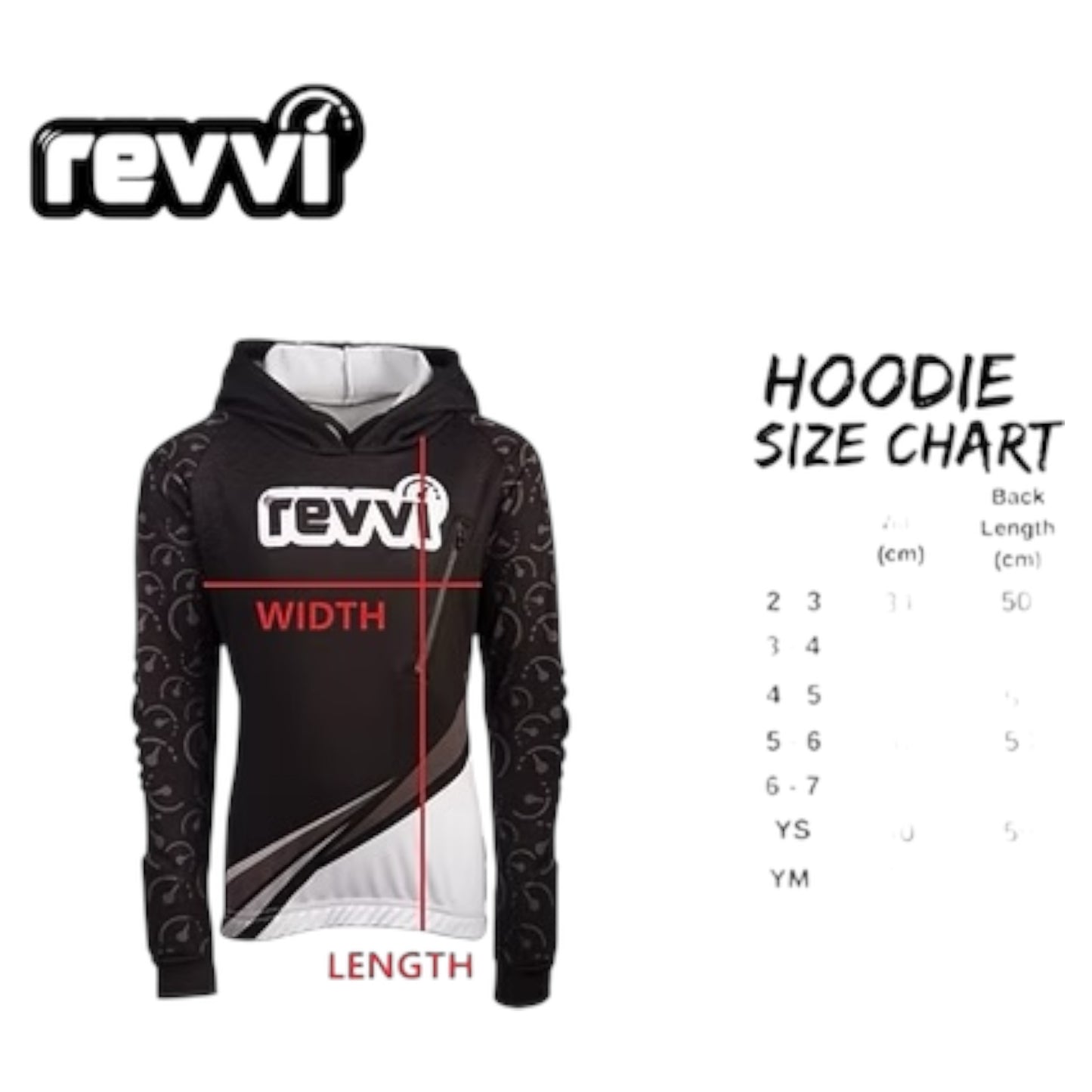Revvi Kids Riding Padded Hoodie