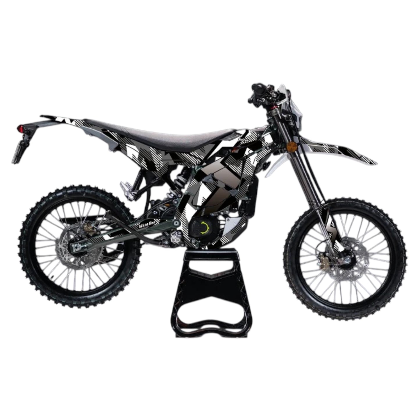 Surron Ultra Bee "BOLT" BLACK/WHITE Graphics Kit