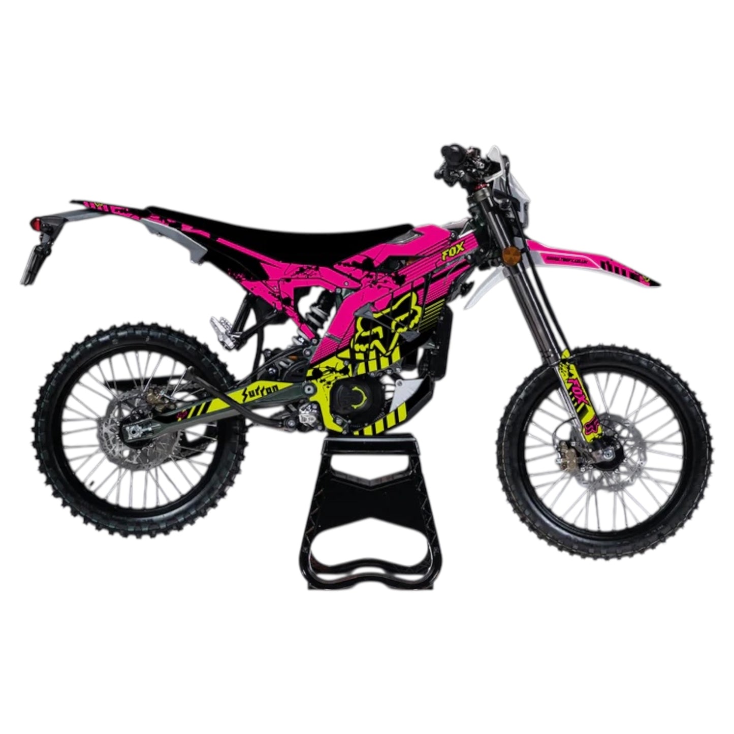 Surron Ultra Bee "OG FOX" PINK/YELLOW Graphics Kit