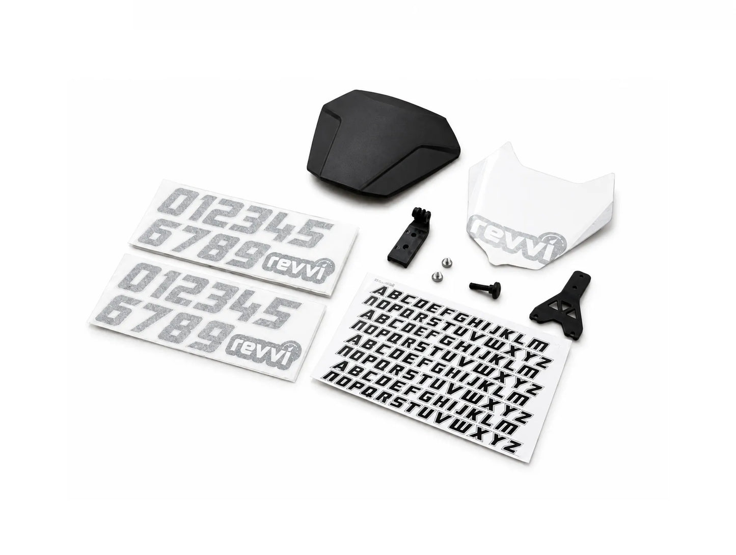 Name and number board kit – To fit Revvi 20″ Plus + 24″ bikes