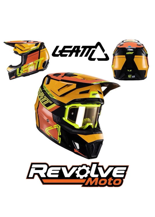 Leatt Helmet Kit Moto 7.5 with 4.5 Goggle Citrus