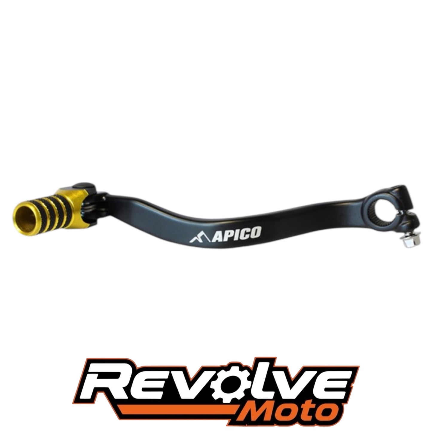 APICO GEAR PEDAL ELITE SUZUKI RM80/85 89-25 BLACK/YELLOW