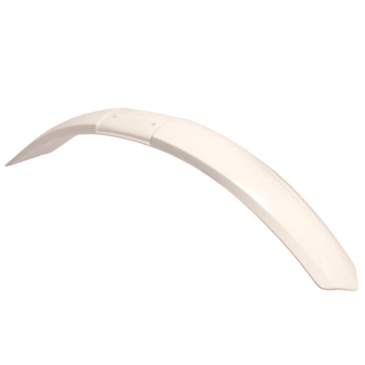 TRIALS FRONT FENDER UNIVERSAL WHITE MUDGUARD