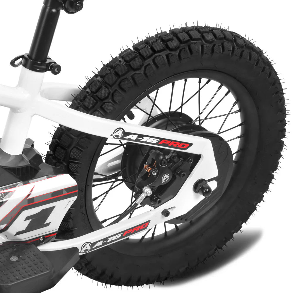 Amped A16 Pro 400w Electric Balance Bike - White