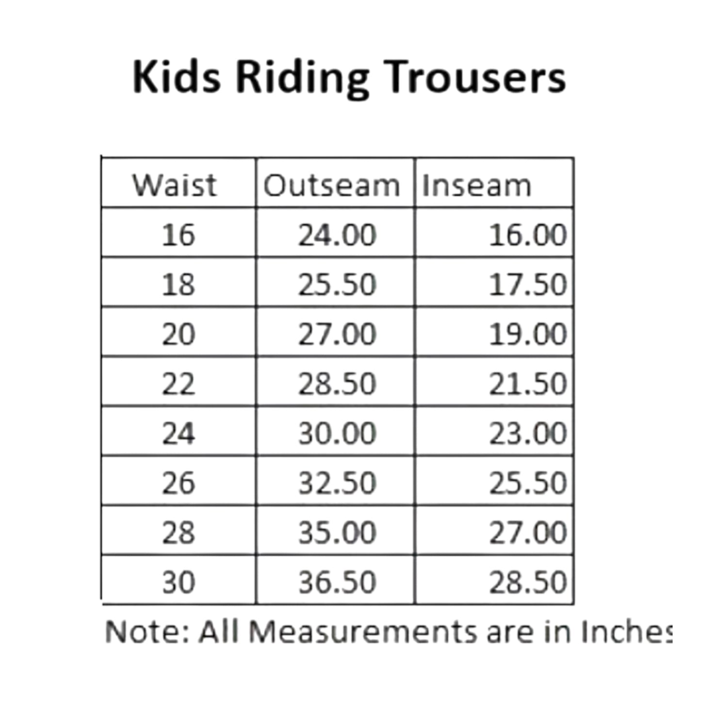 REVVI KIDS RIDING TROUSERS
