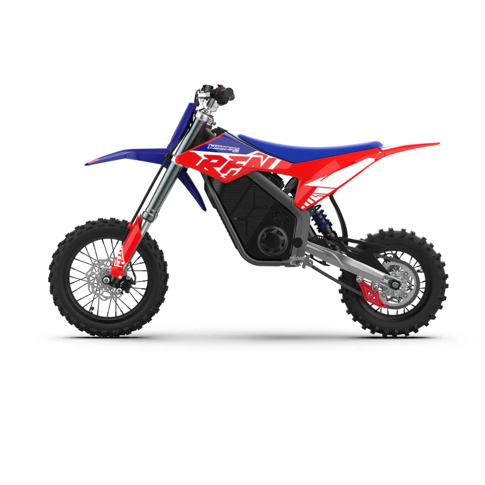 RFN Youth SX E5000 Electric Motorcross Bike - Blue/Red