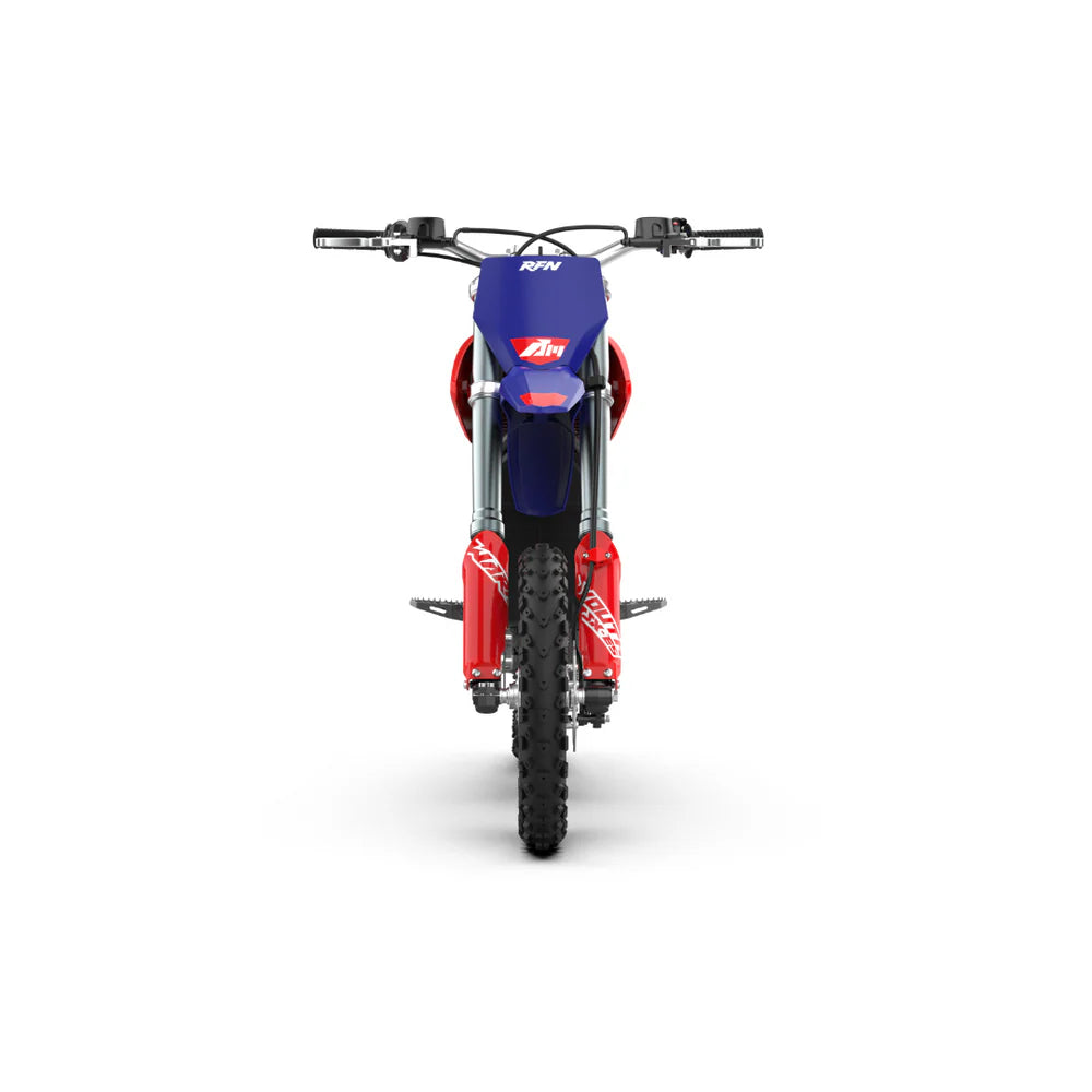 RFN Youth SX E5000 Electric Motorcross Bike - Blue/Red