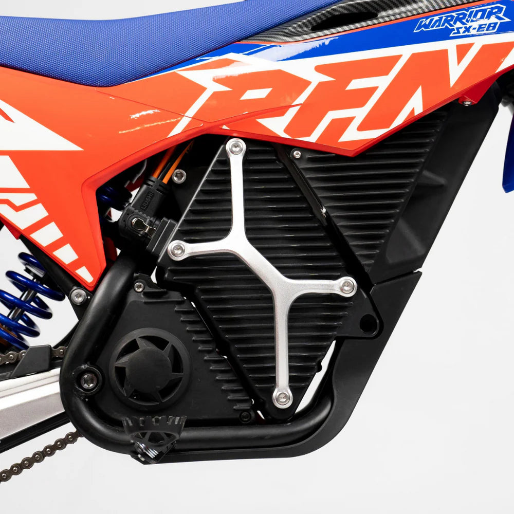 RFN Youth SX E5000 Electric Motorcross Bike - Blue/Red