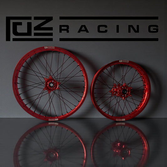 Surron Ultra 21 / 18” Red Rims - Red Hub - Fuze Racing