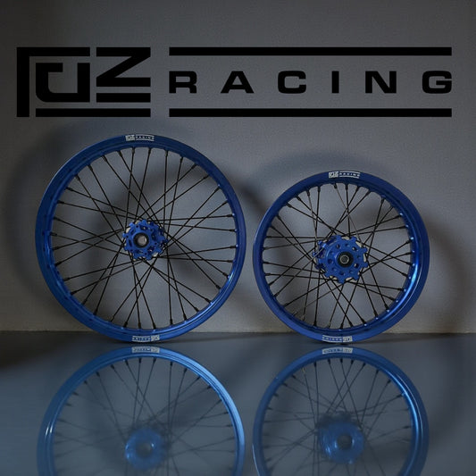 Surron Ultra 21 / 18” Blue Rims - Blue Hub By Fuze Racing