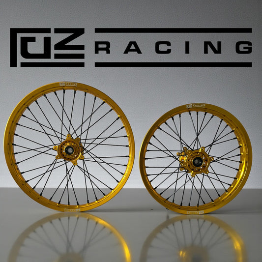 Ultra 21 / 18” Gold Rims - Gold Hub By Fuze Racing