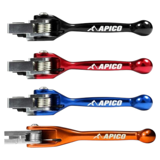 Apico Trials Flexi Brake And Clutch Lever Set - Fold Back Levers