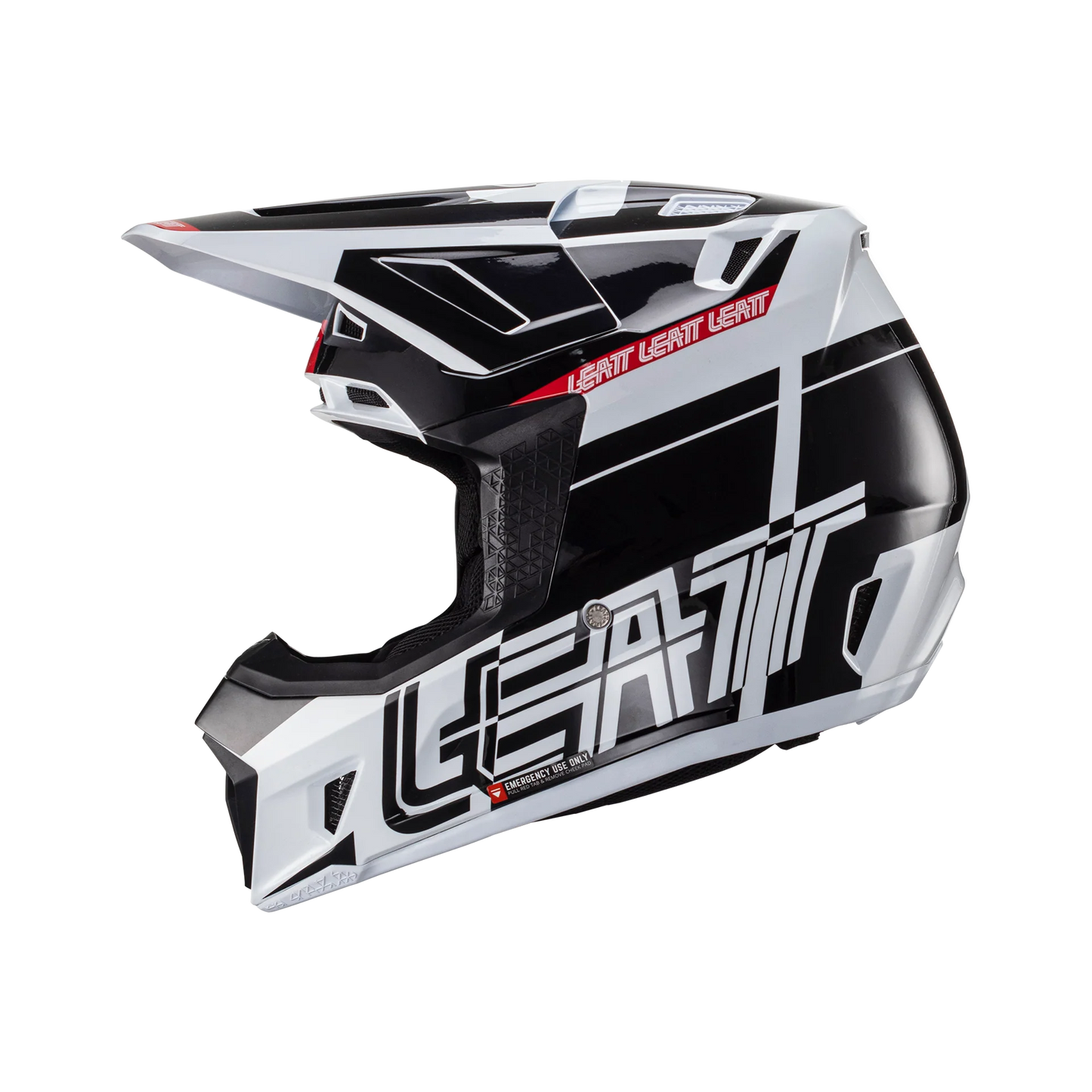Leatt Helmet Kit Moto 7.5 with 4.5 Goggle White / Black