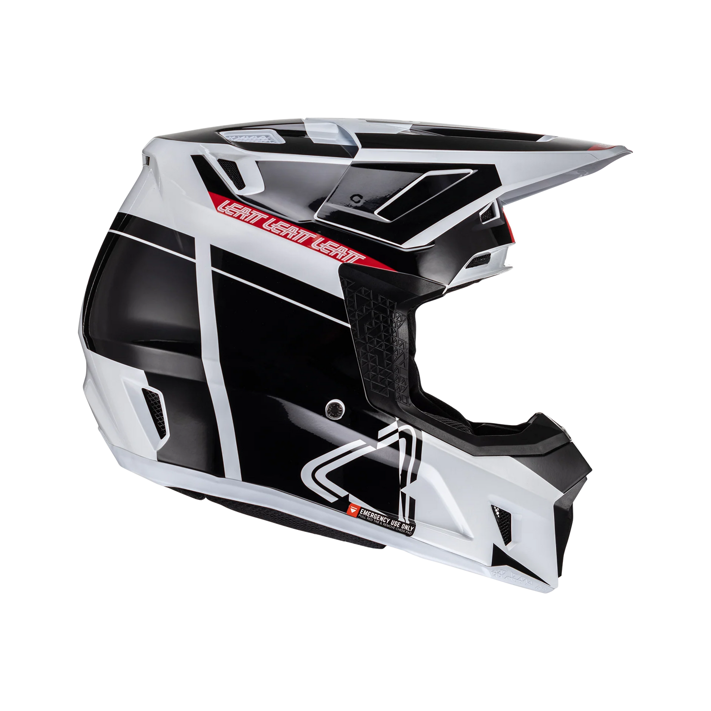 Leatt Helmet Kit Moto 7.5 with 4.5 Goggle White / Black