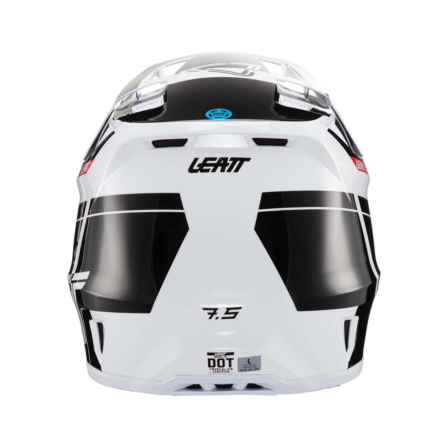 Leatt Helmet Kit Moto 7.5 with 4.5 Goggle White / Black