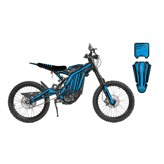 Surron 'Sketch Cyan' Graphics Kit