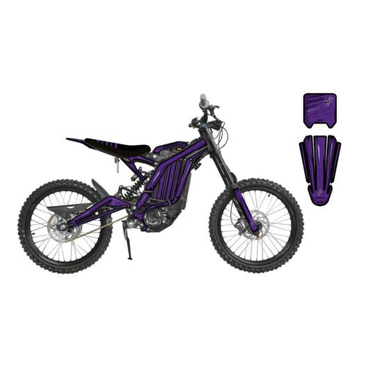 Surron 'Sketch Purple' Graphics Kit