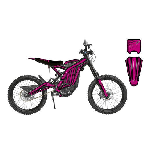 Surron 'Sketch Pink' Graphics Kit