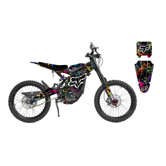 Surron 'Fox Splatter' Graphics Kit