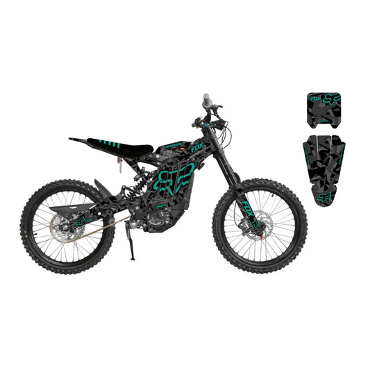 Surron 'URBAN CAMO' Teal Graphics Kit