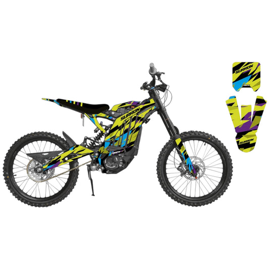 Surron 'Charged' Yellow Graphics Kit