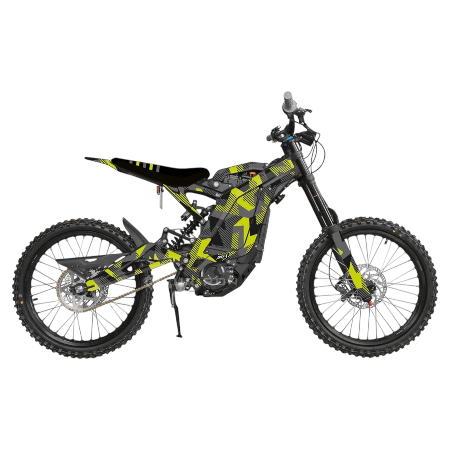 Surron 'GEOMETRIC CAMO' GREY/YELLOW Graphics Kit