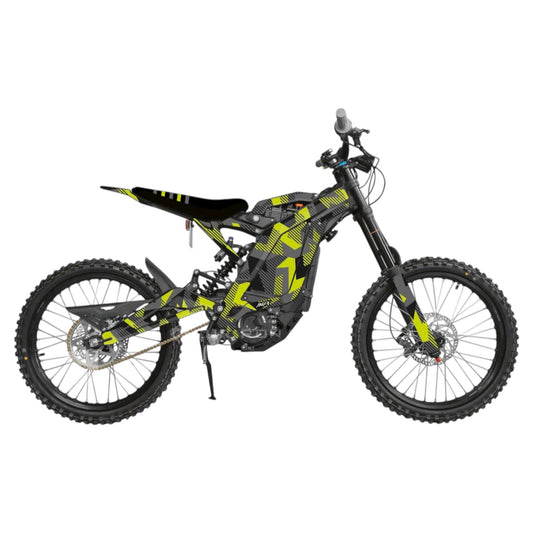 Surron 'GEOMETRIC CAMO' GREY/YELLOW Graphics Kit
