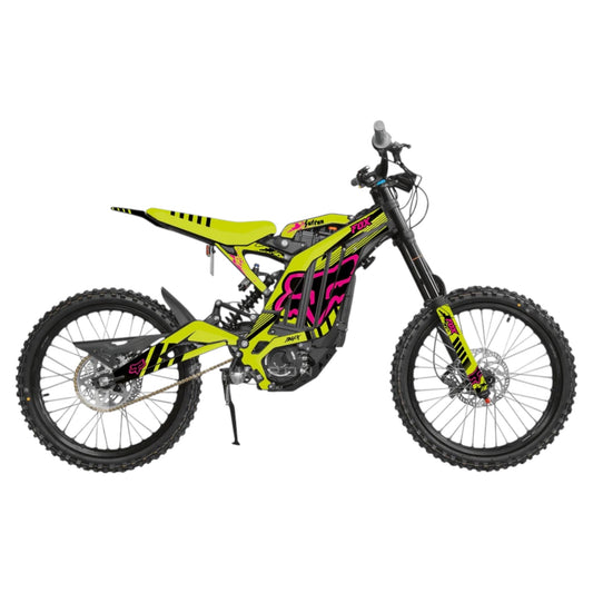 Surron 'OG FOX ' YELLOW/PINK Graphics Kit