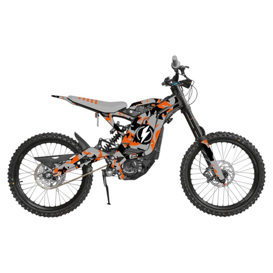 Surron 'ELECTRIC CAMO' NARDO/ORANGE Graphics Kit