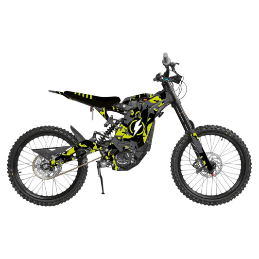 Surron 'ELECTRIC CAMO' GREY/YELLOW Graphics Kit