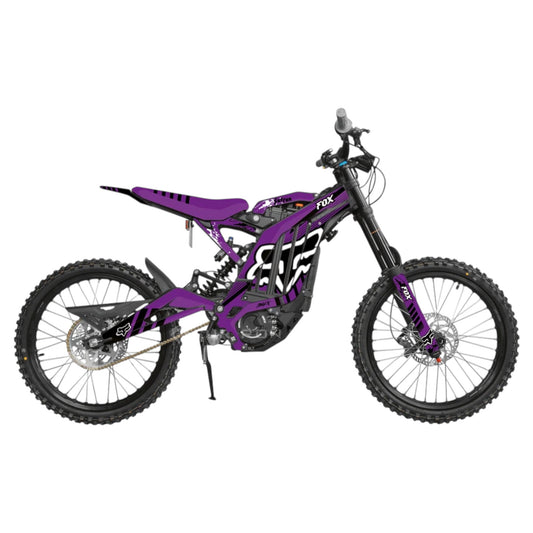 Surron 'OG FOX ' PURPLE/BLACK Graphics Kit