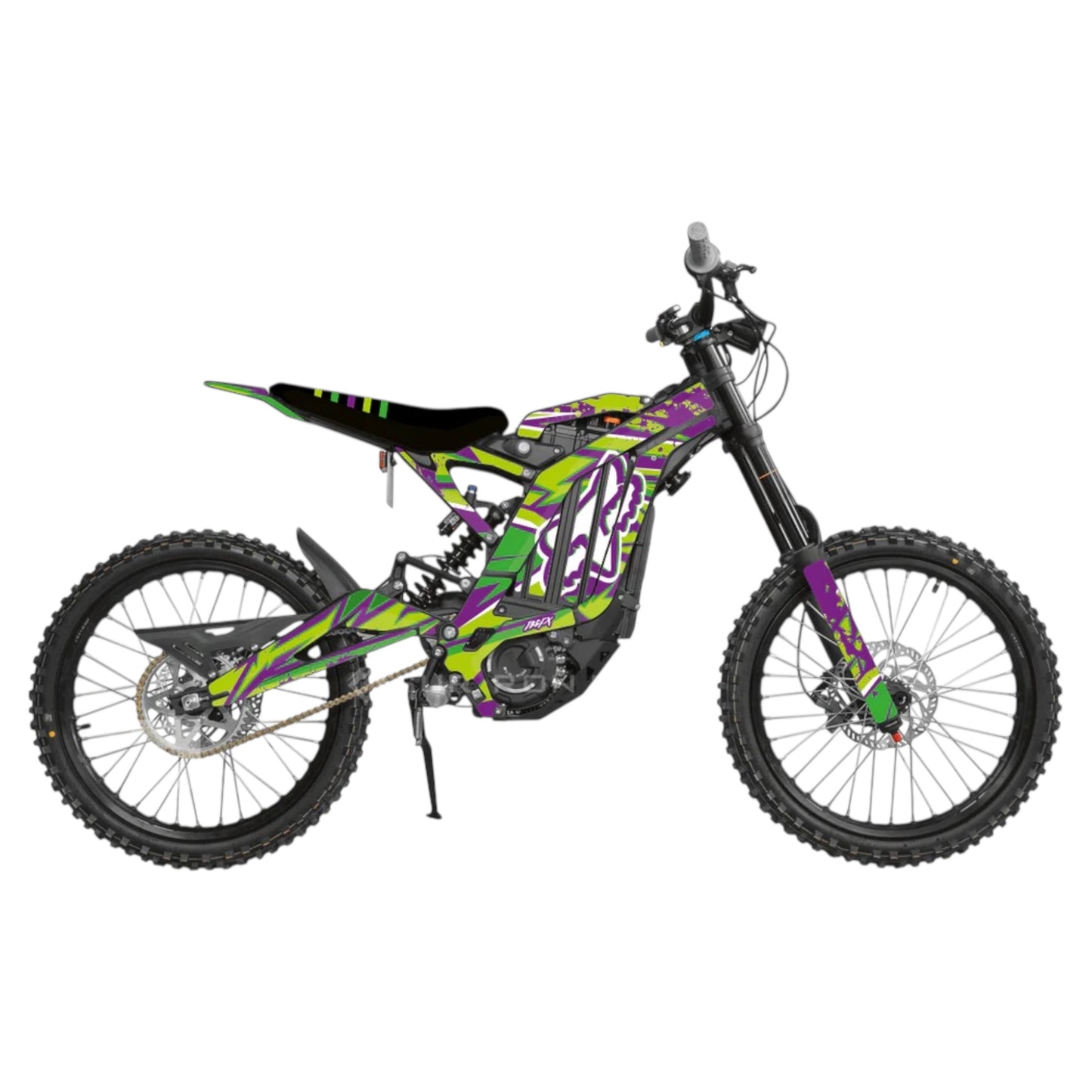 Surron 'ABSTRACT FOX' PURPLE/GREEN Graphics Kit
