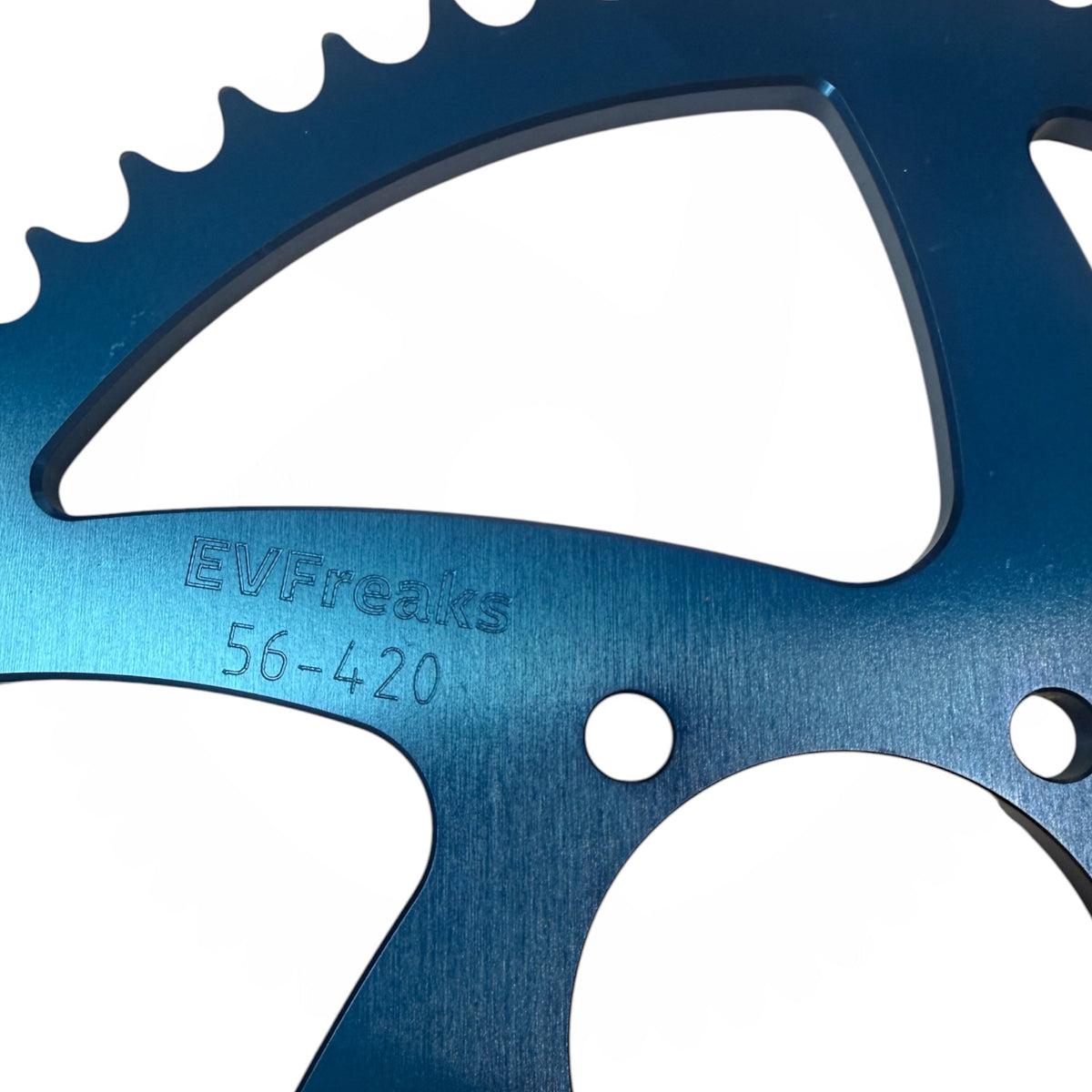 EV Freaks Surron / Talaria 56T Sprocket Blue Rubitech