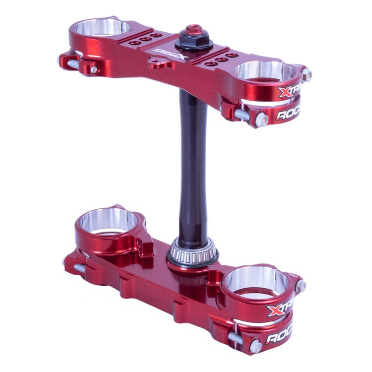 TRIPLE CLAMP ROCS PRO 20-22MM YAMAHA YZF250 24-26, YZF450 23-26 XTRIG BROWN