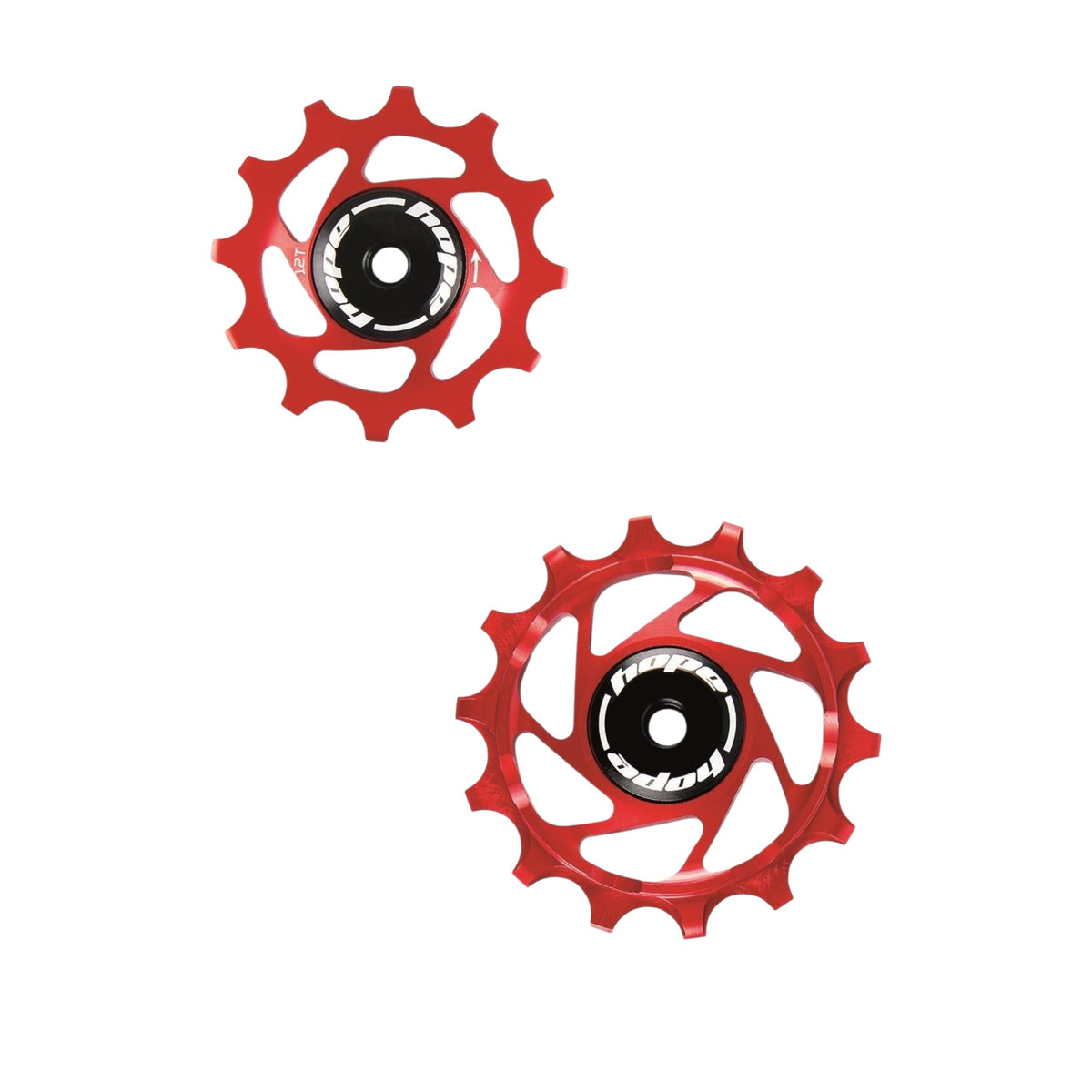 Hope 14T/12T Jockey Wheels RED