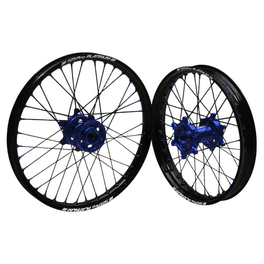 SM PRO TALARIA WHEEL SET 19/16" BLACK/BLUE COMBO