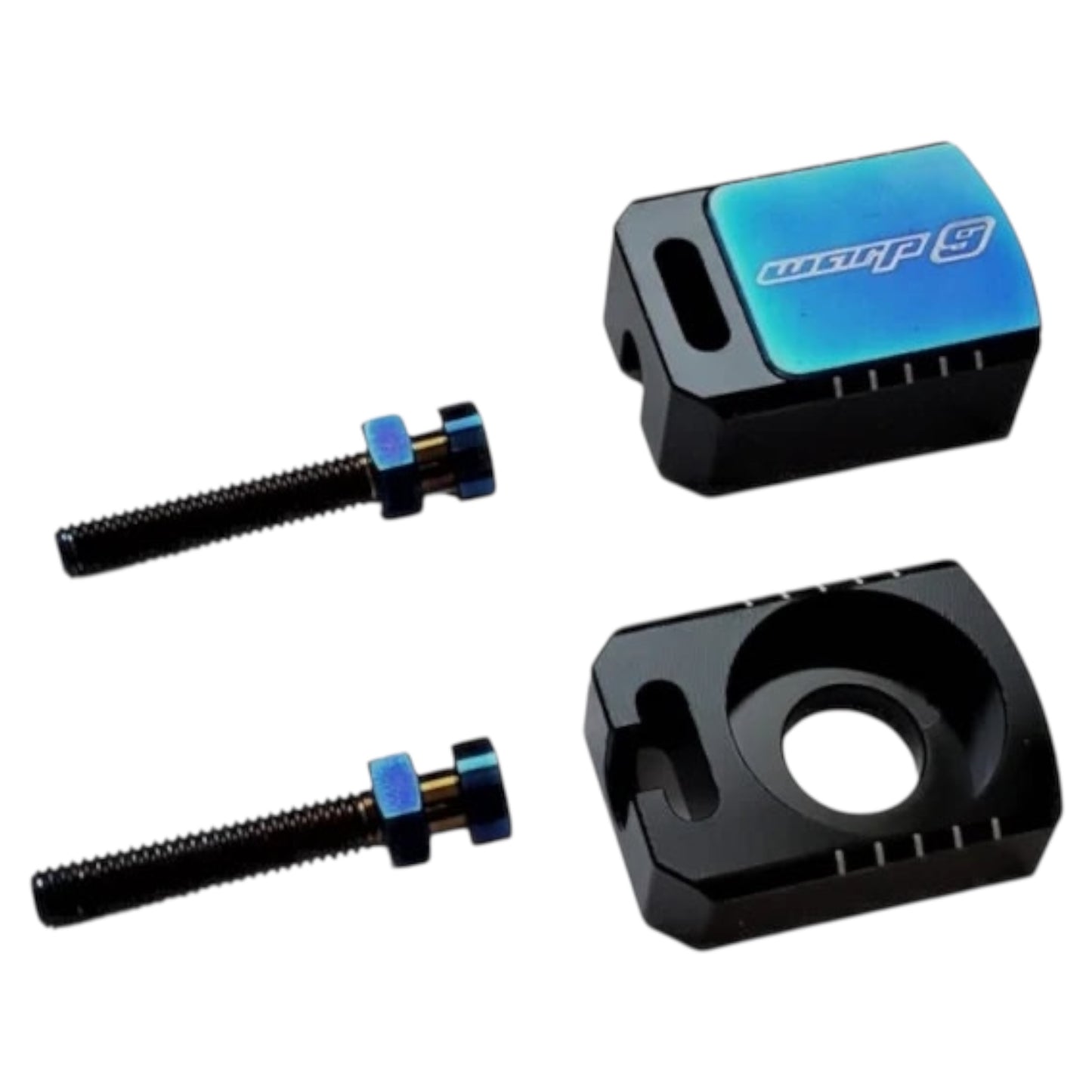 WARP 9 RACING SUR RON LBX LOCKDOWN AXLE BLOCKS/CHAIN TENSIONER
