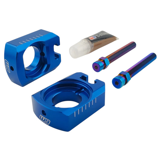 WARP 9 RACING ULTRA BEE AXLE BLOCKS/CHAIN TENSIONERS