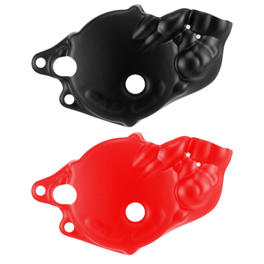 CLUTCH AND WATERPUMP COVER GAS-GAS TXT/PRO/RACING 02-16 FACTORY BLACK / RED
