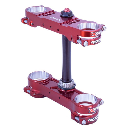 TRIPLE CLAMP ROCS PRO 20-22MM KTM/HVA/GAS 23-26 BROWN