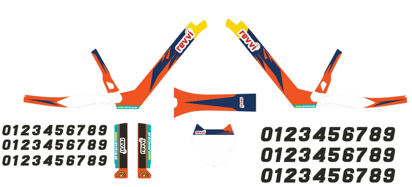 MX Replica Revvi Graphics Kit – To fit Revvi 20″ Bikes