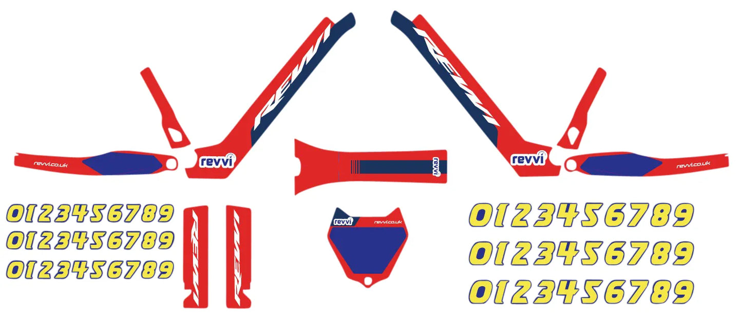 MX Replica Revvi Graphics Kit – To fit Revvi 20″ Bikes